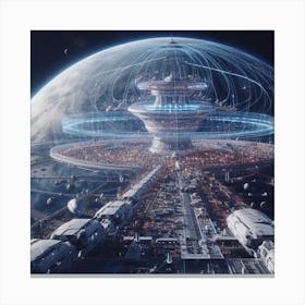 Space Station Canvas Print