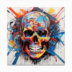 Skull Art 9 Canvas Print