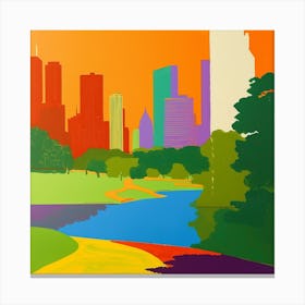 Abstract Park Collection Grant Park Chicago United States 1 Canvas Print