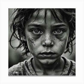 Sad Eyes  Canvas Print