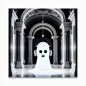 Ghost In The Hall 2 Canvas Print
