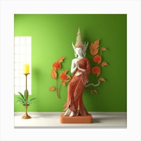 Buddha Statue Canvas Print