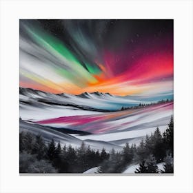 Aurora Borealis 104 Canvas Print