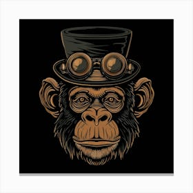 Steampunk Monkey 28 Canvas Print