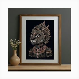 Lion Print Canvas Print