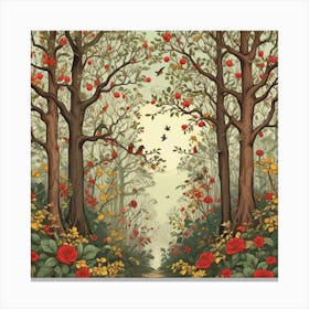 Magical Meadow Serenity In The Meadow (3) Canvas Print