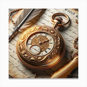 Pocket Watch 1 Canvas Print