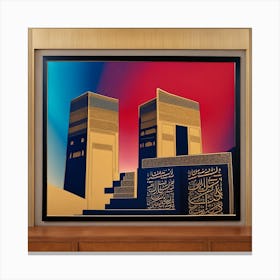 Islamic Buildings Canvas Print