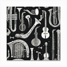 Musical Instruments Canvas Print