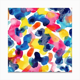 Abstract Watercolor Painting 47 Canvas Print