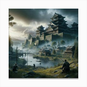 Shadow Of The Warriors Canvas Print