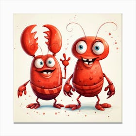 Red Lobsters Toile