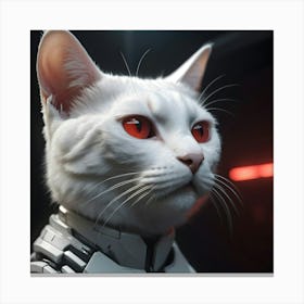Star Wars Cat Canvas Print