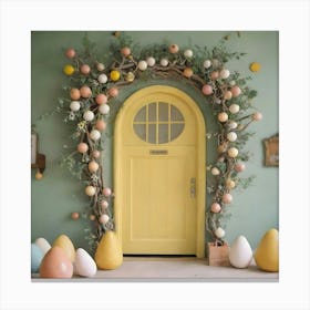 Easter Door 5 Canvas Print