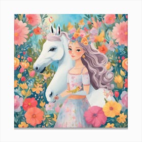 Fairy Unicorn Canvas Print