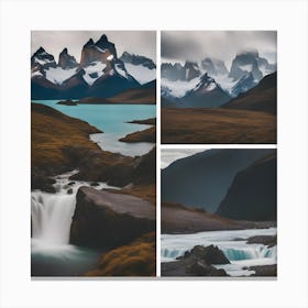 A Mountainous Region Of Patagonia (3) Canvas Print