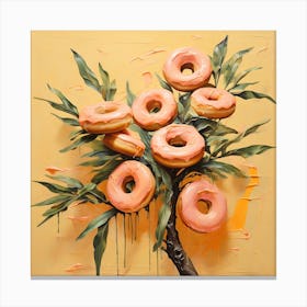 Donut Tree Canvas Print