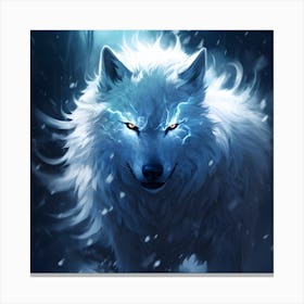 White Wolf Canvas Print