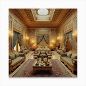 Egyptian Palace Canvas Print