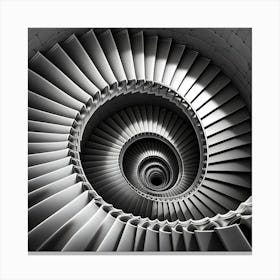Spiral Staircase Canvas Print