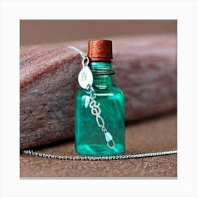 Bottle Necklace 1 Canvas Print