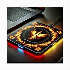 Sovereign Flame Wireless Charging Pad Canvas Print