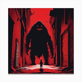 Monster From Hell Canvas Print