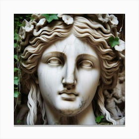 Head Of Aphrodite Canvas Print