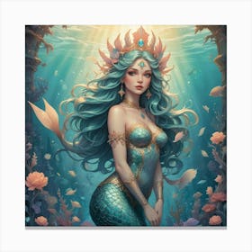 Mermaid 33 Canvas Print