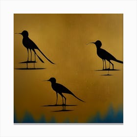 Bird Silhouettes Canvas Print