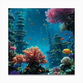 Under The Sea 4 Canvas Print