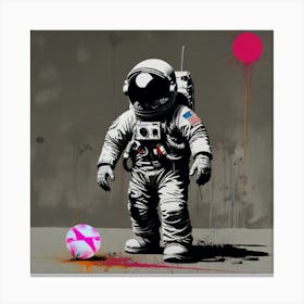 Space football Canvas Print