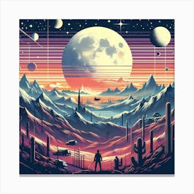 Sci-Fi Art Canvas Print