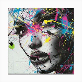 Splatter Painting 9 Canvas Print