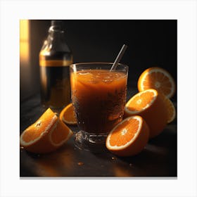 Orange Juice Canvas Print