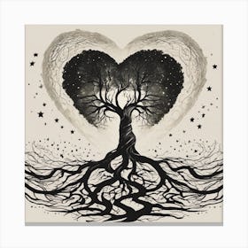 Tree Of Love Canvas Print