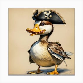 Pirate Duck 5 Canvas Print