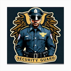 Security Guard Canvas Print