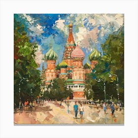 Moscow Cathedral 1 Canvas Print