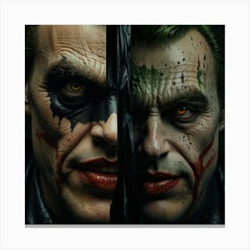 Joker And Batman Canvas Print