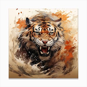 Tiger Painting 1 Canvas Print