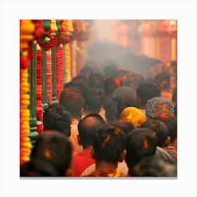 Holi Festival In India Canvas Print