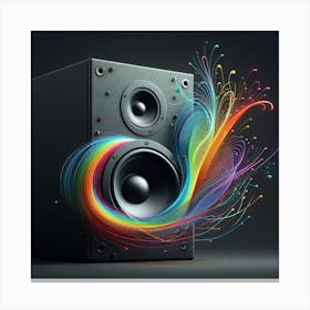 "The Harmony of Sound and Color: A Visual Symphony of Rhythm and Melody Canvas Print