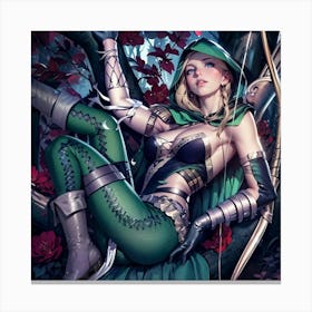 Arrow Girl Canvas Print