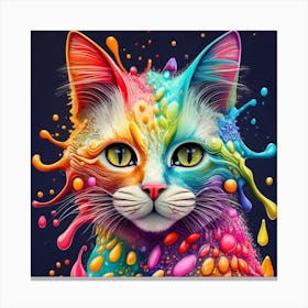 Splash Art A Liquid Cute And Adorable 1 Canvas Print