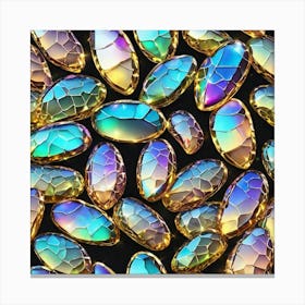 Rainbow Cabochons Canvas Print