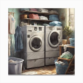 Laundry Room 18 Canvas Print