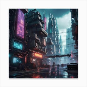 Dawn of the Cyber Age Canvas Print