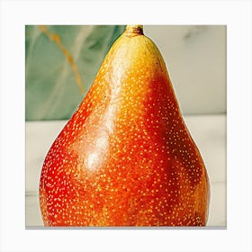 Red Pear Canvas Print