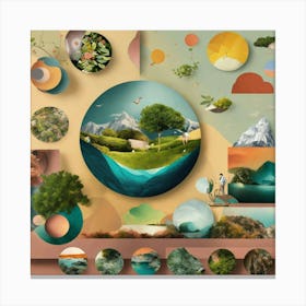 Landscapes Of The World Canvas Print